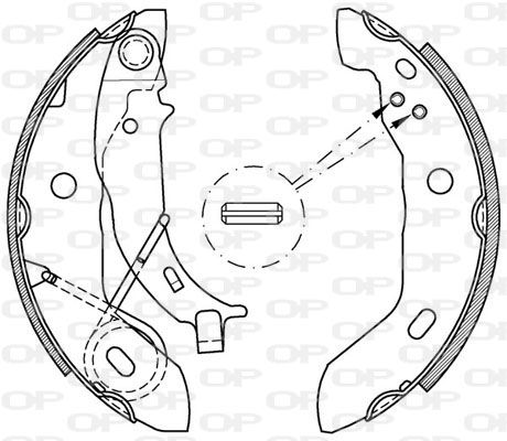 OPEN PARTS Jarrukenkäsarja BSA2161.00